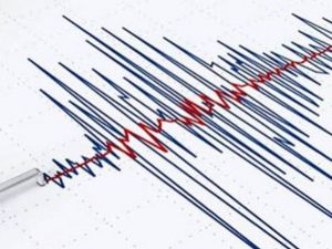 5.4 büyüklüğünde bir deprem meydana geldi.