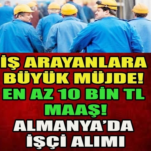 işçi alımı yapıyor galerisi resim 1