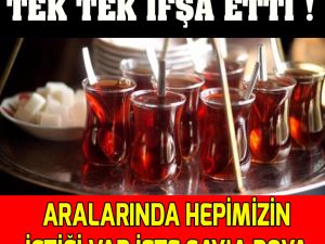 Bakanlık hepsini tek tek ifşa etti.İşte Çay'a boya katan o re'