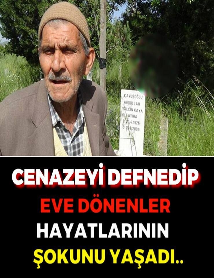 BÖYLE İNAT GÖRÜLMEDİ! CENAZEYİ DEFNEDİP EVE DÖNENLER HAYATLARININ ŞOKUNU galerisi resim 1