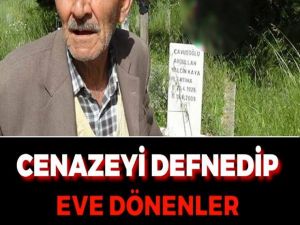 BÖYLE İNAT GÖRÜLMEDİ! CENAZEYİ DEFNEDİP EVE DÖNENLER HAYATLARININ ŞOKUNU