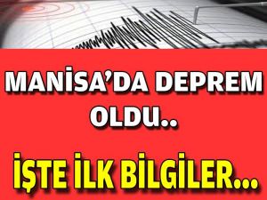 Manisa'da Deprem Oldu İşte İlk Bilgiler..