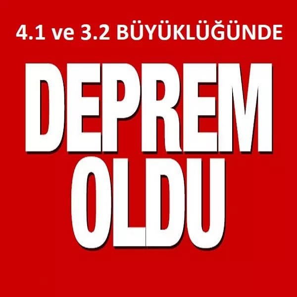 4.1 VE 3.2 BÜYÜKLÜĞÜNDE PEŞ PEŞE DEPREMLER. TÜRKİYE BEŞİK GİBİ galerisi resim 1