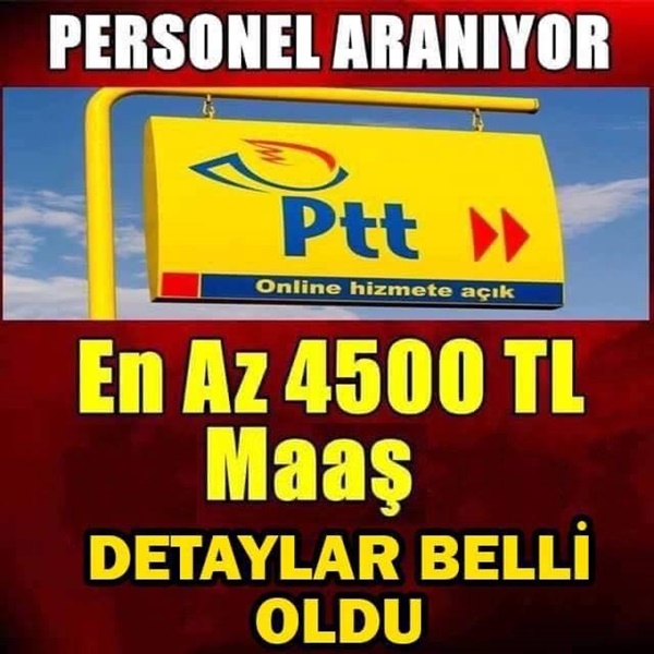 PTT’DEN ALINACAK PERSONEL AÇIKLAMASI galerisi resim 1