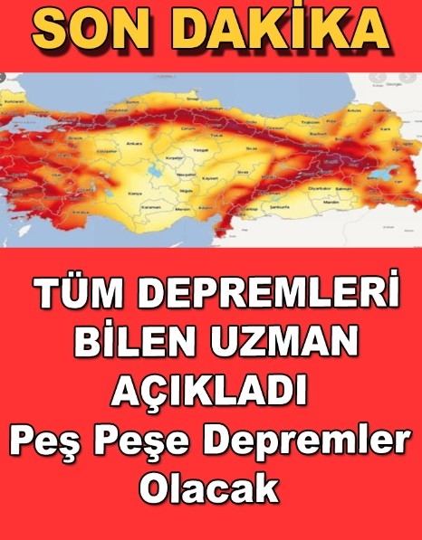 Tüm Depremleri Bilen Uzmandan Korkutan Açıklama galerisi resim 1