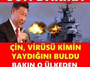 Çin, virüsün Kimin yaydığını buldu