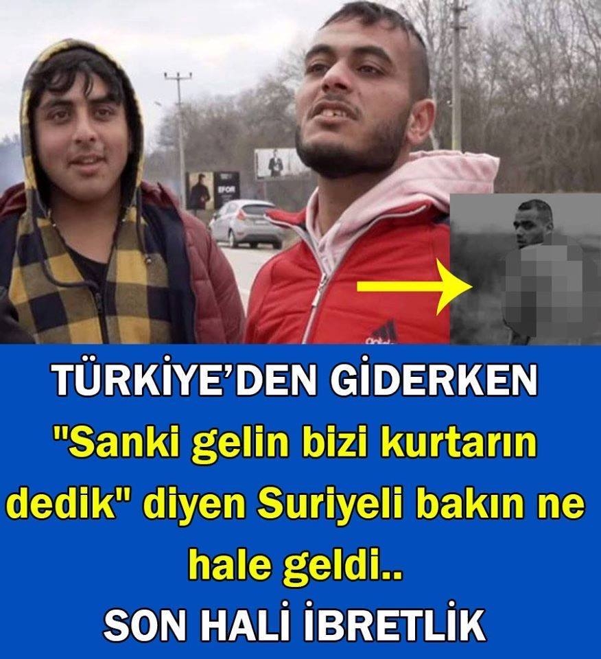 SANKİ GELİN BİZİ KURTARIN DEDİK” DİYEN SIĞINMACI BAKIN NE HALDE galerisi resim 1