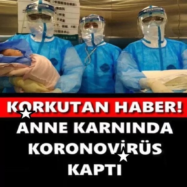 ANNE KARNINDA KORONOVİRÜS KAPTI galerisi resim 1