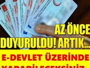 Milyonlarca Kişiyi İlgilendiriyor E-Devlet Üzerinden Yapılabilecek