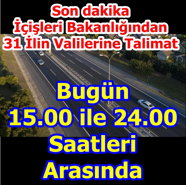 Son dakika haberler... İçişleri Bakanlığı'ndan 31 ilin valiliğine & galerisi resim 1