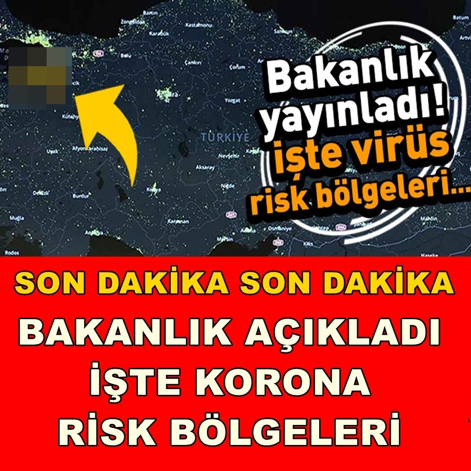 Korona Risk Bölgeleri Açıklandı; galerisi resim 1