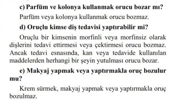 KOLONYA ORUCU BOZAR MI? DİYANETTEN YANIT GELDİ galerisi resim 3