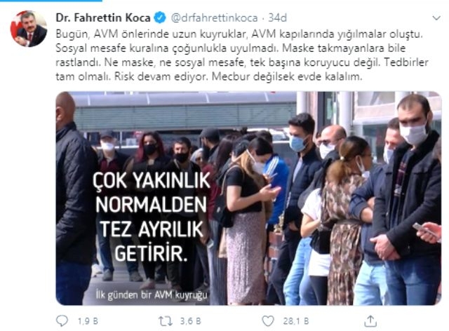 Sağlık Bakanı Dr. Fahrettin Koca kötü haberi verdi galerisi resim 4