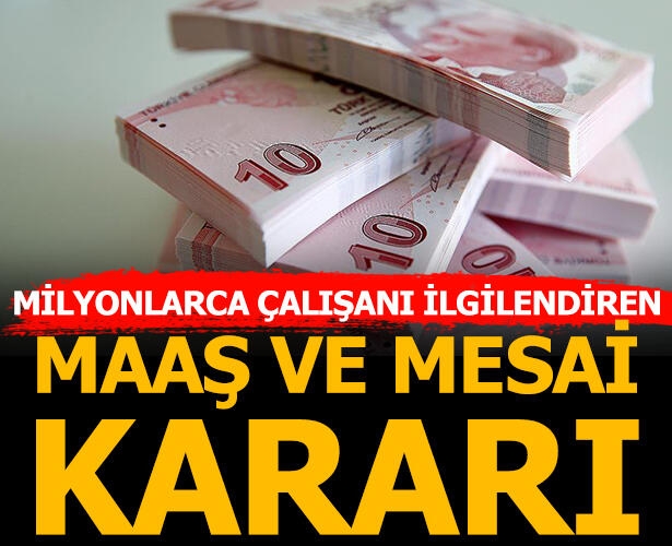 MİLYONLARCA ÇALIŞANI İLGİLENDİRİYOR galerisi resim 1