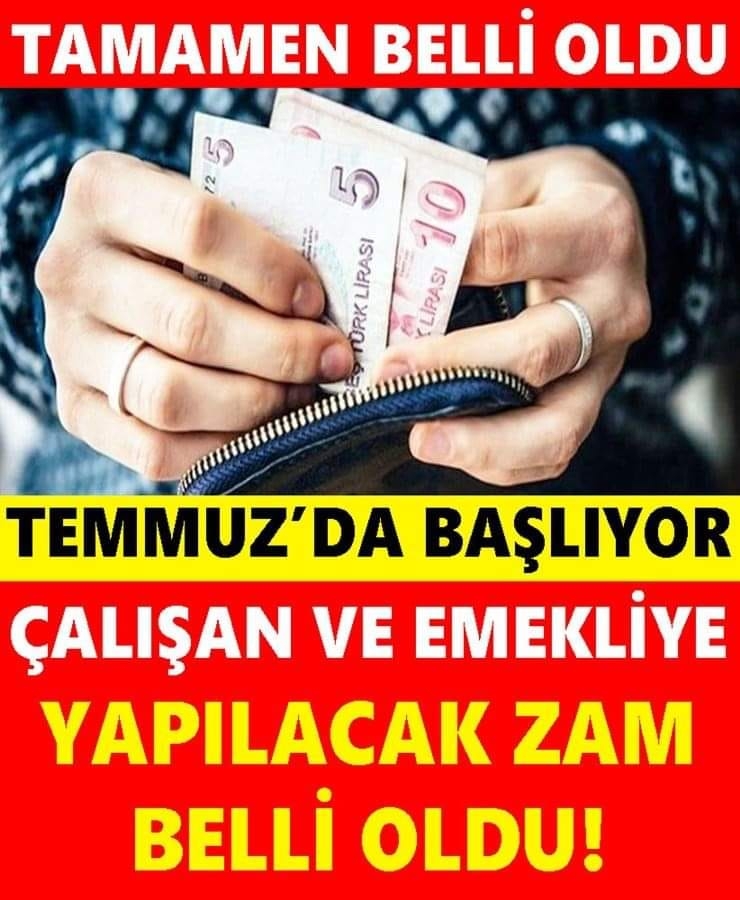 EMEKLİYE MÜJDE: Temmuz Ayında Yapılacak Zam Oranı Belli Oldu galerisi resim 1