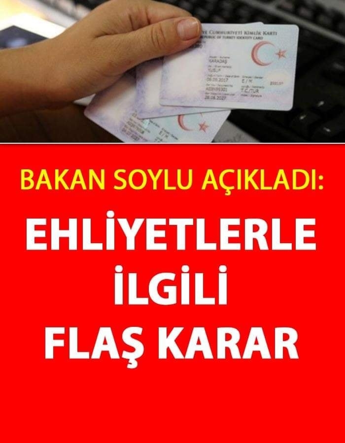 Ehliyetlerle İlgili FLAŞ Karar İŞTE O KARAR galerisi resim 1