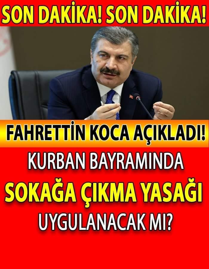 Kurban Bayramında Sokağa Çıkma Yasağı Uygulanacak Mı? galerisi resim 1