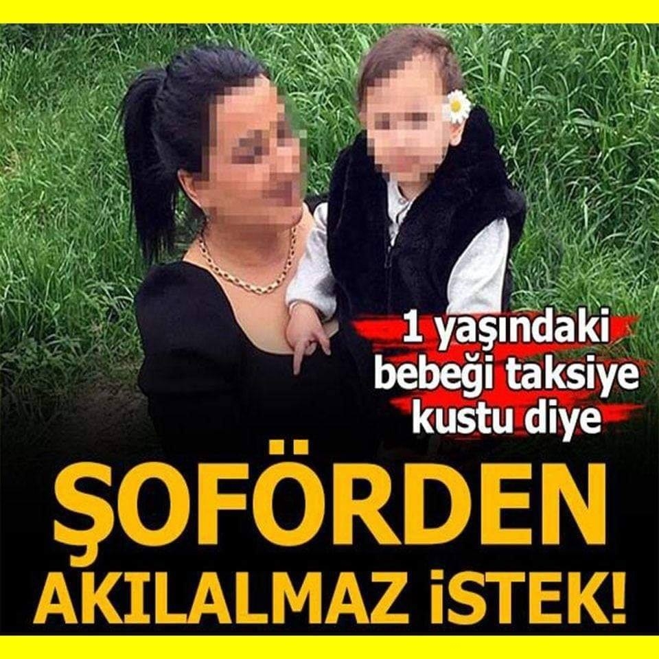 Bebeği Taksiye Kusan Kadından, Şoför. galerisi resim 1