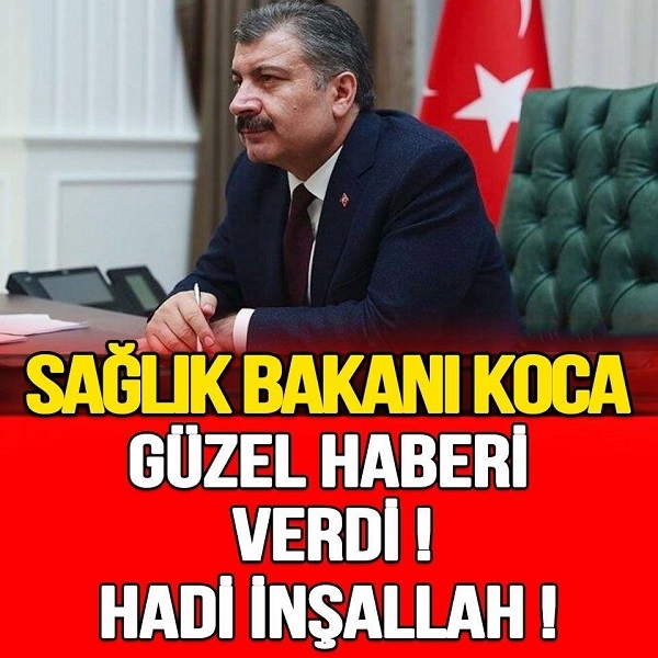 Sağlık Bakanı Koca'dan Güzel Haber! galerisi resim 1