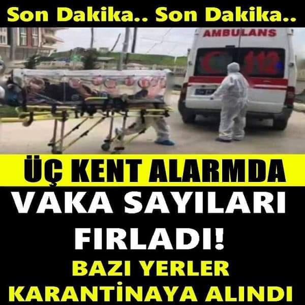 Vaka Sayıları Fırladı Üç Şehir Alarmda galerisi resim 1