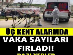 Vaka Sayıları Fırladı Üç Şehir Alarmda