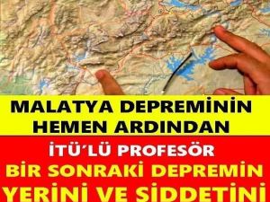 Malatya Depreminin Hemen Ardından