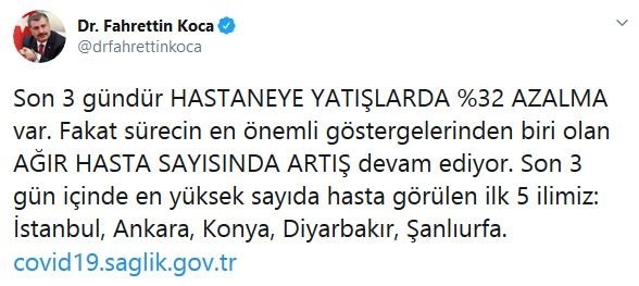 Bakan Koca'dan 5 İlimiz İçin Kritik Uyarı galerisi resim 3