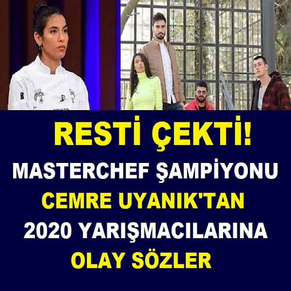 Masterchef Şampiyonu Cemre Uyanık'tan 2020 Yarışmacılarına Olay Söz galerisi resim 1