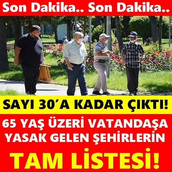 Yasak Gelen Şehirlerin Tam Listesi galerisi resim 1