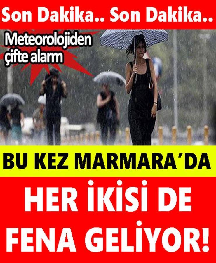 Meteoroloji'den Çifte Alarm galerisi resim 1