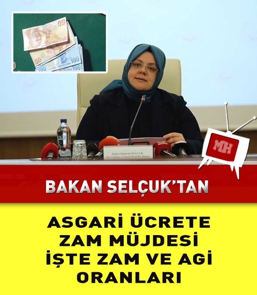 Bakan Selçuk'tan asgari ücret zammı müjdesi! galerisi resim 1