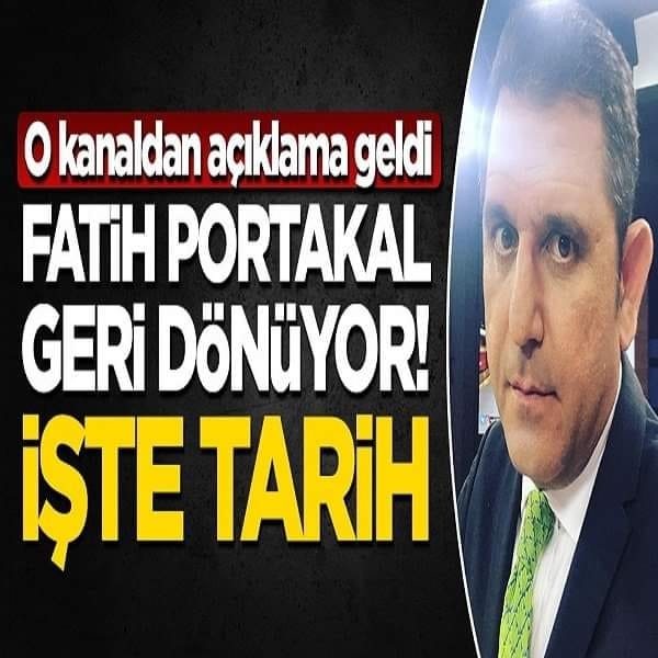 Fatih Portakal, Geri Mi Dönüyor galerisi resim 1