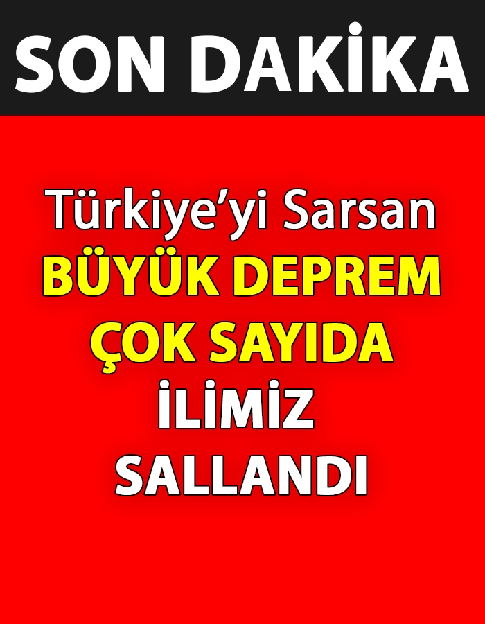 Çok Sayıda İlimiz Sallandı galerisi resim 1