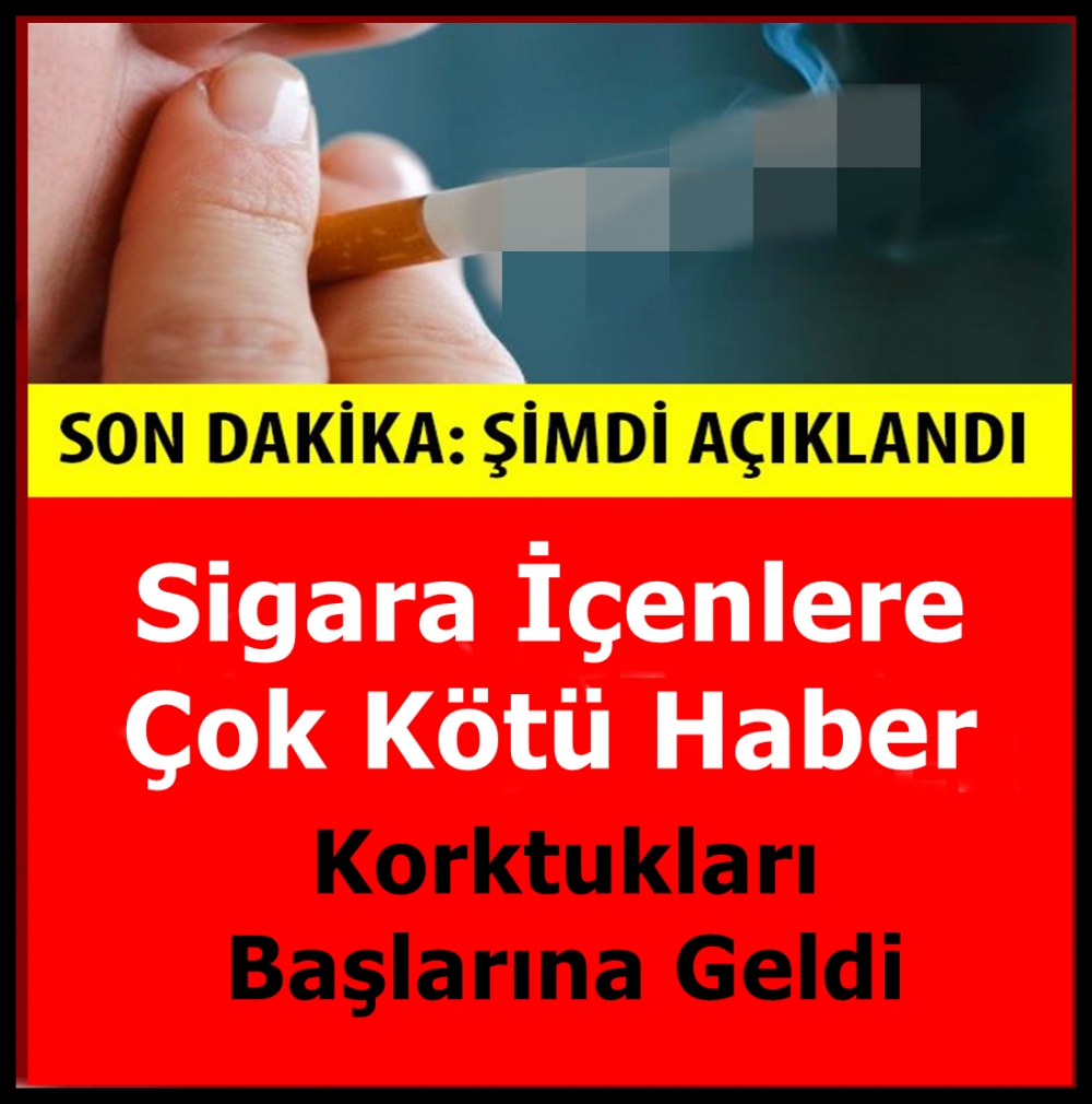 Sigara İçenlere Çok Kötü Haber galerisi resim 1