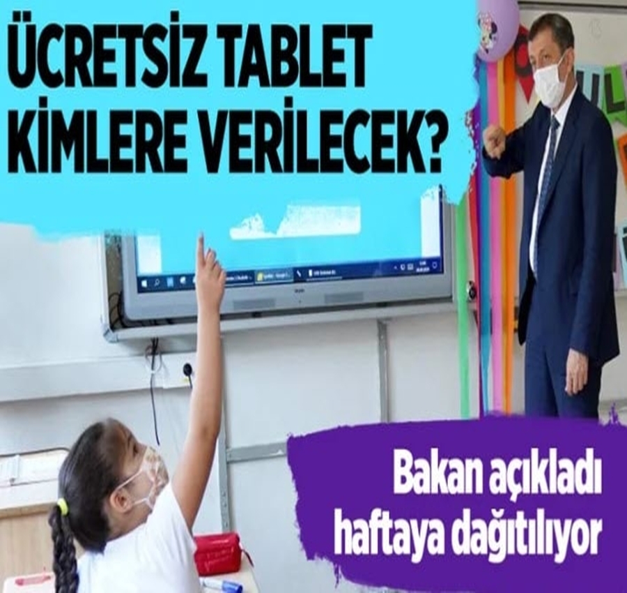 Ücretsiz tablet kimlere verilecek? galerisi resim 1