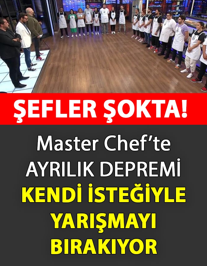 Master Şef Yarışmasında Sürpriz Bir Ayrılık Daha galerisi resim 1