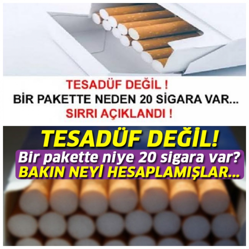 Sigara paketlerinde neden 20 tane var galerisi resim 1