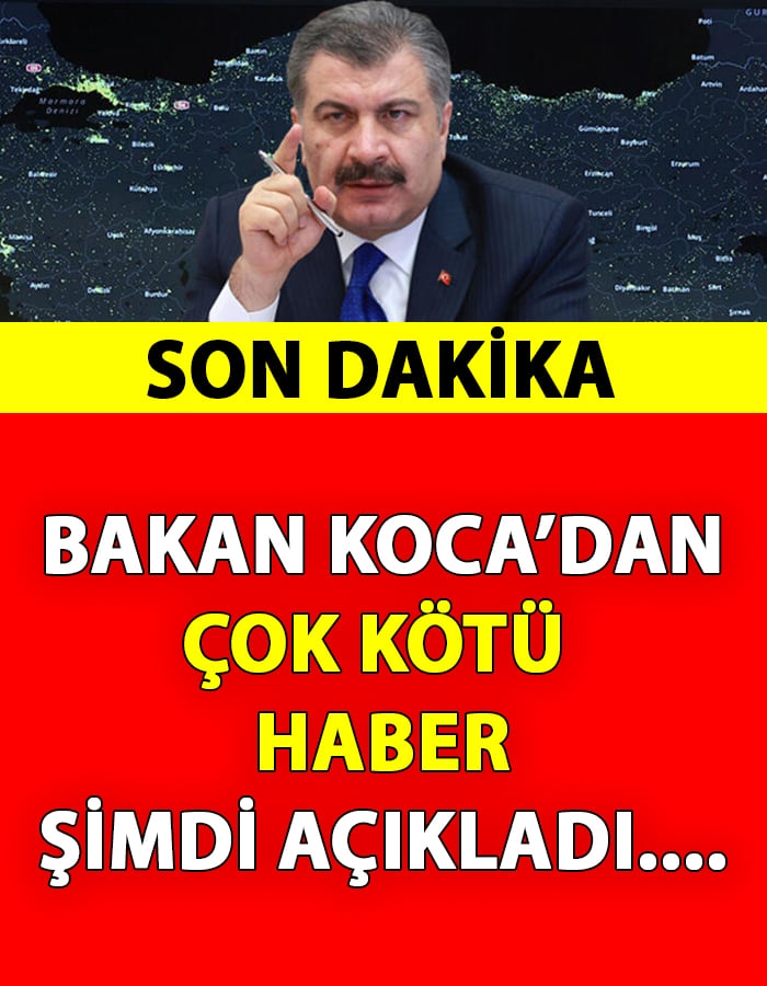 Bakan Koca'dan İstanbul İçin Çok Kötü Haber galerisi resim 1