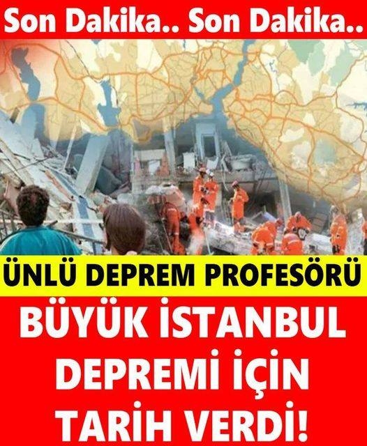 İzmir Depremini Bilmişti İstanbul İçin Tarih Verdi galerisi resim 1