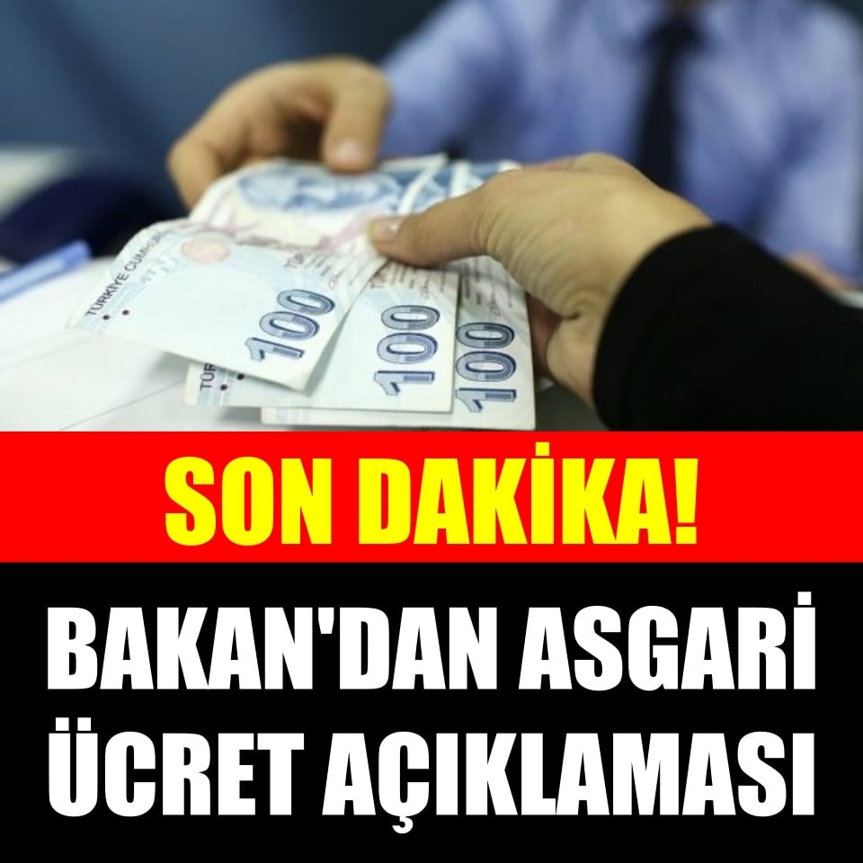 Bakan'dan Asgari Ücret Açıklaması... galerisi resim 1