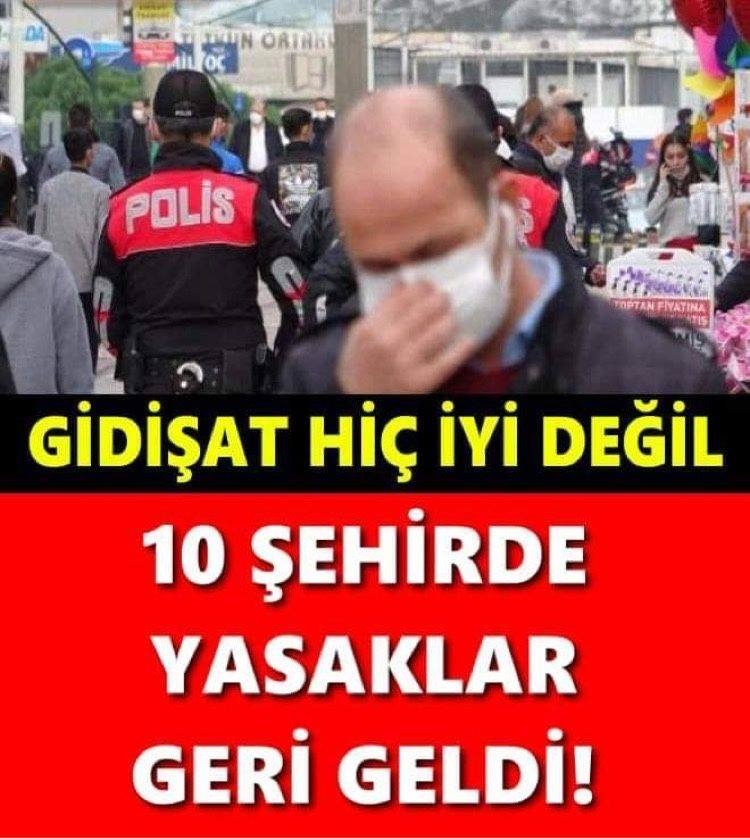 Bakanlık Açıkladı On Şehirde Geri Gelecek galerisi resim 1