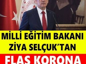 Milli Eğitim Bakanı Ziya Selçuk'tan F'laș Açıklama