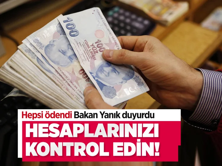 Hepsi ödendi hesaplarınızı kontrol edin galerisi resim 2