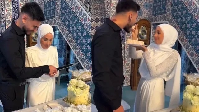 Camide nikah kıydılar galerisi resim 3