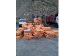 Hakkari’de 65 Bin Paket Sigara Ele Geçirildi