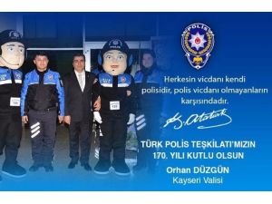 Vali Orhan Düzgün’ün "10 Nisan Polis Günü" Kutlama Mesajı