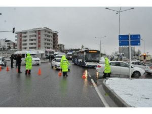 Denizli’ye Nisan Ayında Kar Sürprizi