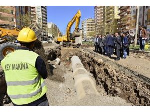 Eşbaşkan Anlı, Yağmursuyu Şebeke Çalışmalarını Denetledi