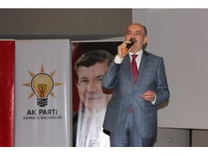 Sağlık Bakanı Müezzinoğlu Edirne’de Partililerle Bir Araya Geldi