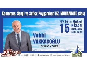 Eğitimci Yazar Vehbi Vakkasoğlu Kartepe’ye Geliyor